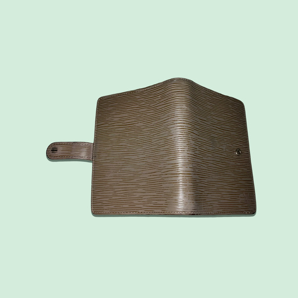 LOUIS VUITTON Small Gray Epi Leather Ring Agenda Cover - Picture 6 of 11